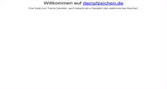 Desktop Screenshot of dampfzeichen.de
